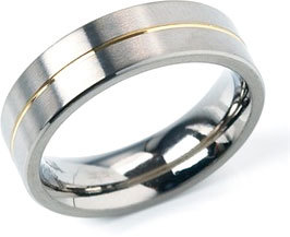 Boccia Titanium Snubný titánový prsteň 0101-21 55 mm