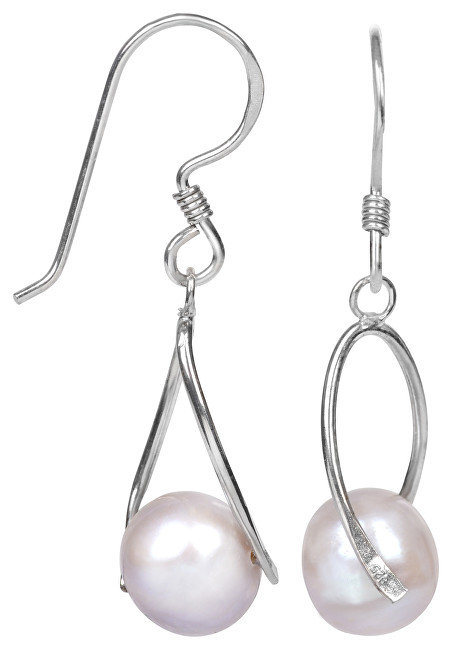 JwL Luxury Pearls Strieborné náušnice s pravou perlou JL0110