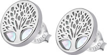 Lotus Silver Krásne strieborné náušnice pre ženy Strom života LP1678-4   1