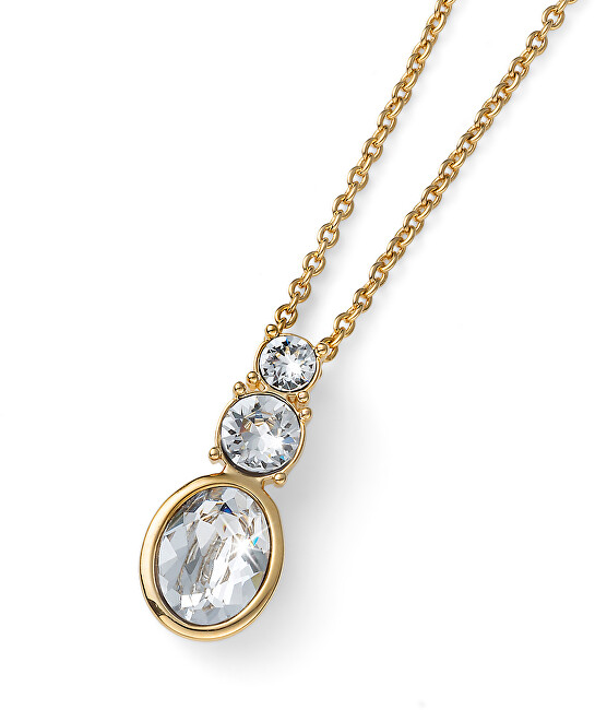 Oliver Weber Pozlátený náhrdelník s kryštálmi Swarovski Company 12146G