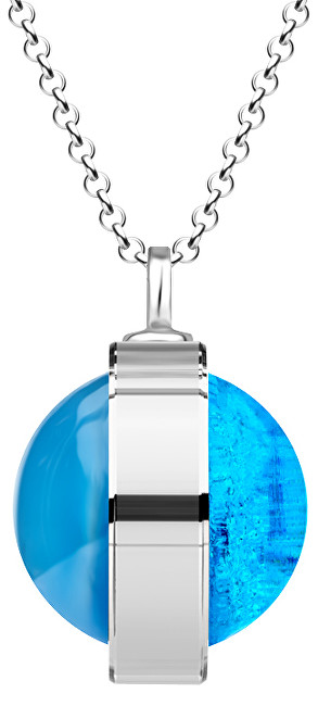 Preciosa Unikátny strieborný náhrdelník Singularis Akva 6116 67 (retiazka, prívesok)