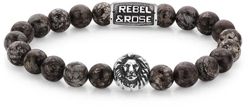 Rebel&Rose Obrúbený náramok Brown Sugar RR-8L031-S 19 cm - L