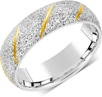 Silvego Snubný prsteň pre mužov aj ženy z ocele RRC22799 49 mm