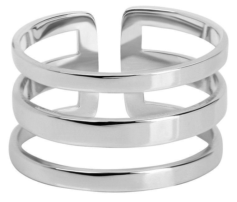 Troli Štýlový trojitý prsteň z ocele