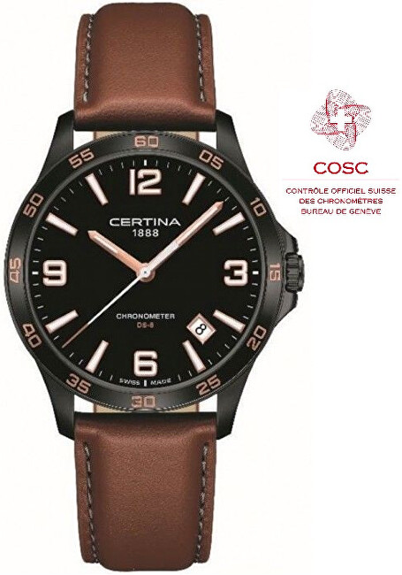 Certina DS-8 Quartz Precidrive COSC Chronometer C033.851.36.057.00