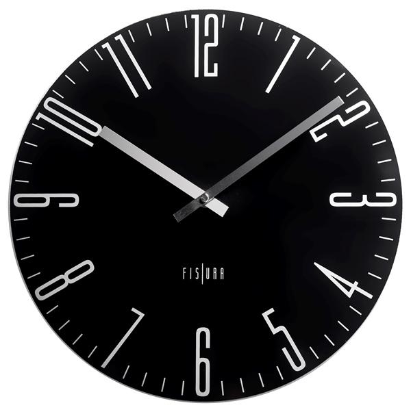 fisura Dizajnové nástenné hodiny CL0069 fisúry 35cm