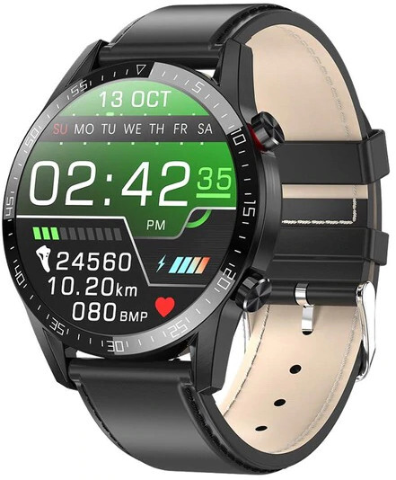 Wotchi Smartwatch WT35BLL - Black Leather