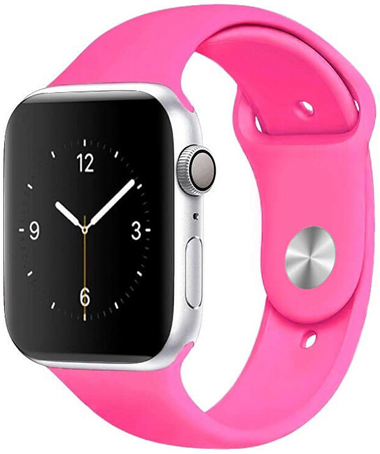 4wrist Silikonový řemínek pro Apple Watch - Barbie růžová 38 40 41 mm - S M