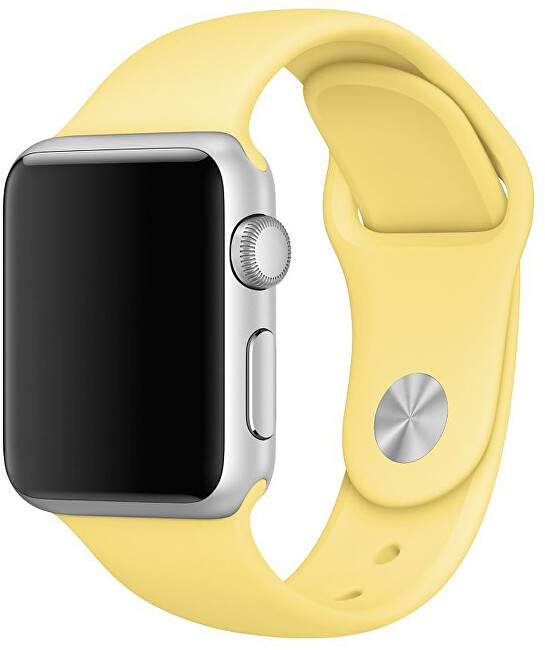 4wrist Silikonový řemínek pro Apple Watch - Žlutá 38 40 mm - S M