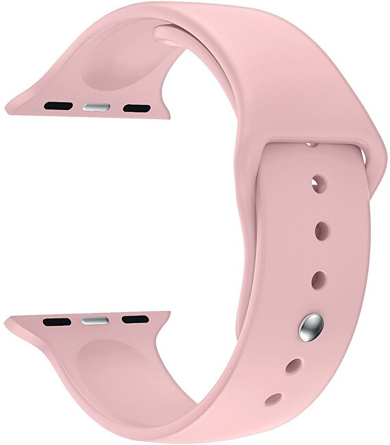 4wrist Silikonový řemínek pro Apple Watch - Růžový 38 40 mm - S M