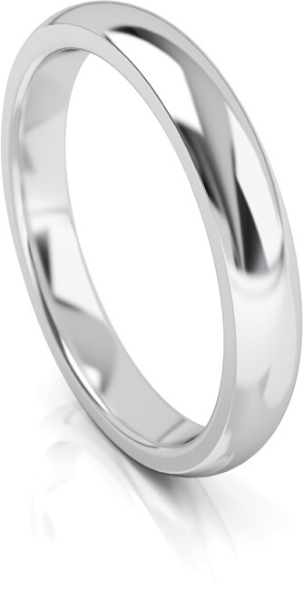 Art Diamond Pánsky snubný prsteň z bieleho zlata AUG314B 68 mm