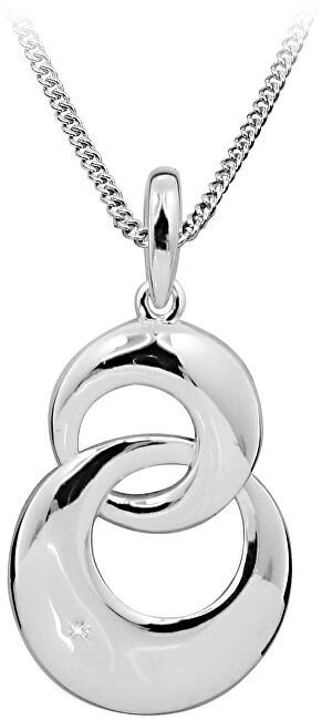 Art Diamond Strieborný náhrdelník s diamantom DAGS797   50 (retiazka, prívesok)