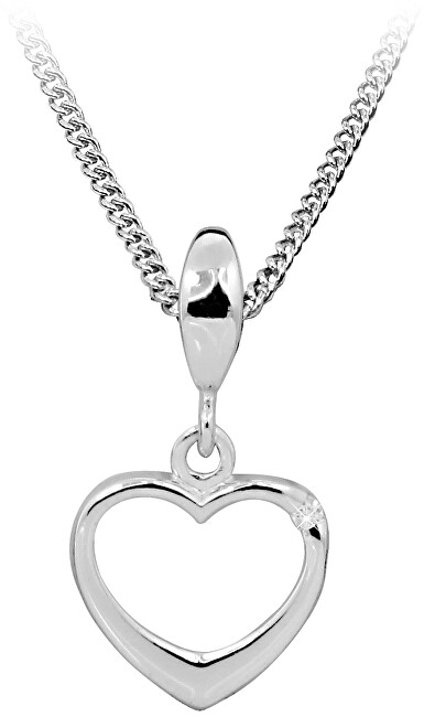 Art Diamond Strieborný náhrdelník s diamantom DAGS805   50 (retiazka, prívesok)