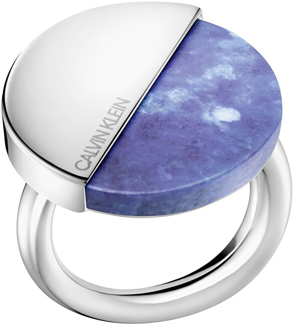 Calvin Klein Štýlový prsteň s Lapis lazuli Spicy KJ8RLR0402 52 mm