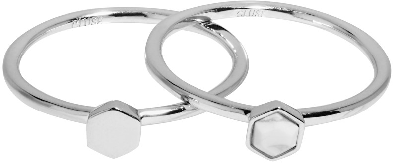 Cluse Sada dvoch prsteňov s šesťuholníkov CLJ42001 52 mm