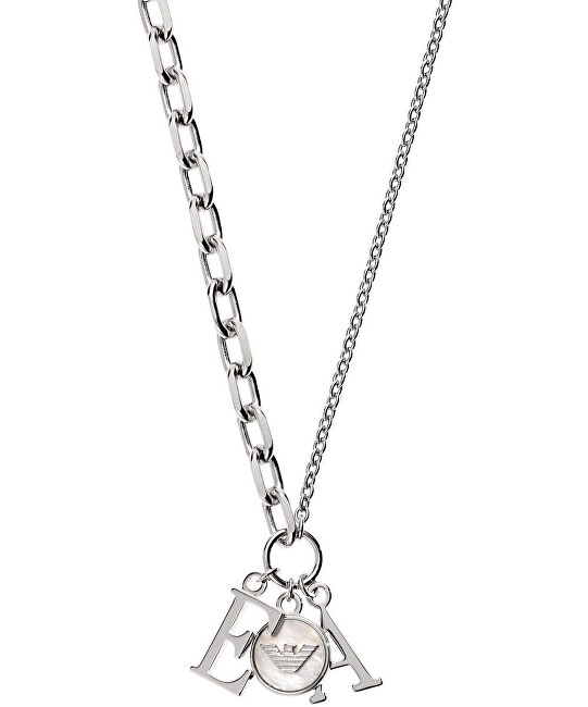 Emporio Armani Luxusné oceľový náhrdelník EG3386040