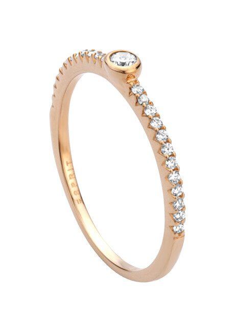 Esprit Trblietavý bronzový prsteň s kryštálmi ESRG008311 53 mm