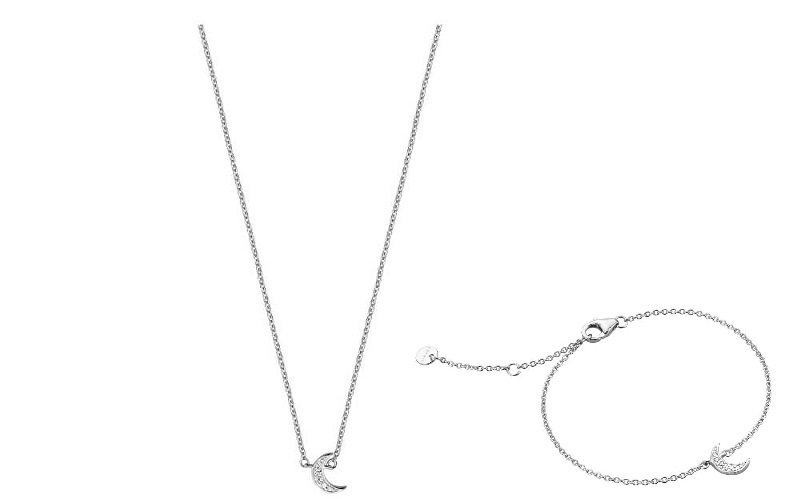 Esprit Zvýhodnená strieborná sada s polmesiacom (náhrdelník, náramok)