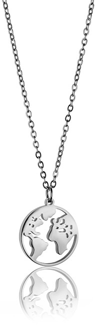 Emily Westwood Štýlový náhrdelník s motívom sveta WN1014S