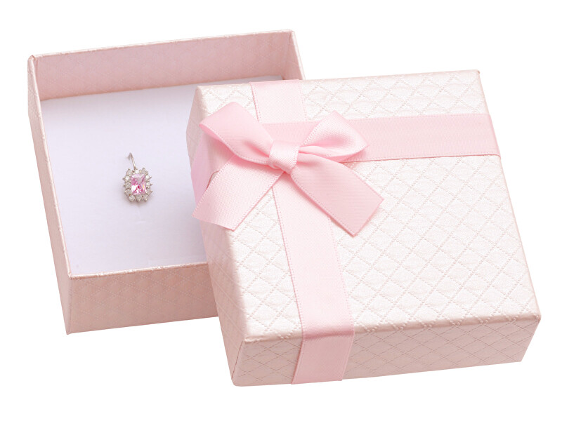 JK Box Darčeková krabička na šperky s mašľou AT-4 A5