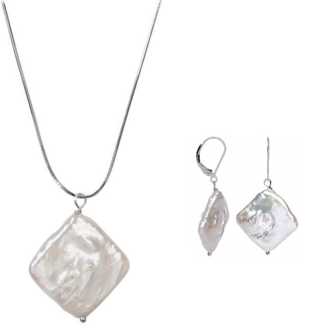 JwL Luxury Pearls Zvýhodnená súprava šperkov JL0391 a JL0392 (náušnice, náhrdelník)