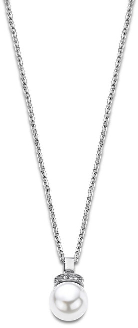 Lotus Style Štýlový náhrdelník s perličkou LS2021-1   1