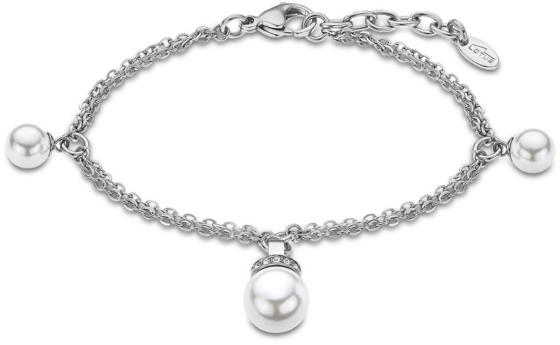 Lotus Style Štýlový náramok s perličkami LS2021-2   1
