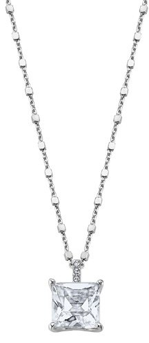 Lotus Silver Elegantný strieborný náhrdelník s čírymi kryštálmi Swarovski LP2003-1   1