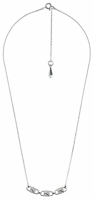 Michael Kors Strieborný náhrdelník so zirkónmi MKC1143AN040