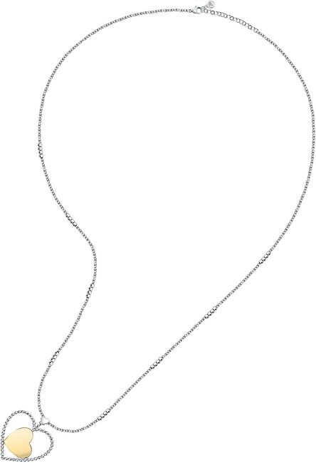 Morellato Romantický bicolor náhrdelník Srdce Dolcevita SAUA01