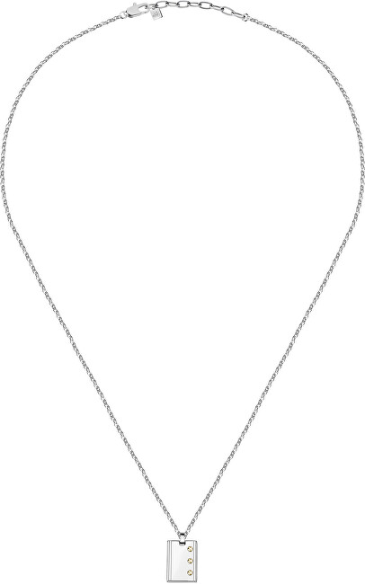 Morellato Štýlový pánsky oceľový náhrdelník Gold SATM01