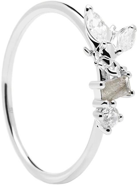 PDPAOLA Nežný strieborný prsteň s krásnou včelkou Revere Silver AN02-219 50 mm