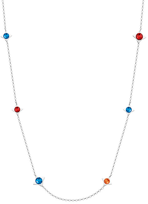 Preciosa Oceľový náhrdelník s hviezdičkami Gemini 7337 00