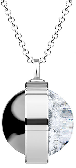 Preciosa Unikátny strieborný náhrdelník Singularis Kombi 6116 70 (retiazka, prívesok)