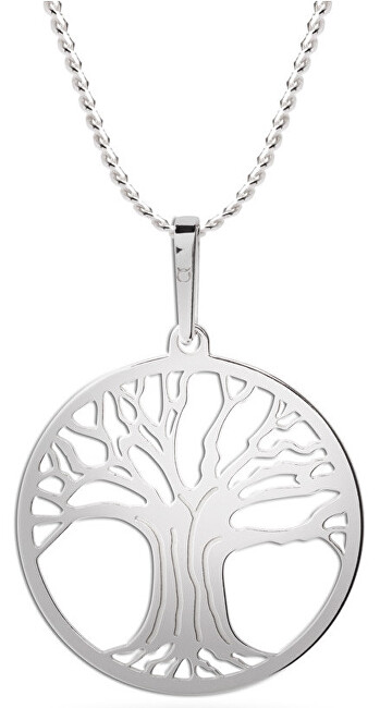 Praqia Jewellery Strieborný náhrdelník Strom života KO6046_CU050_45_RH (retiazka, prívesok)