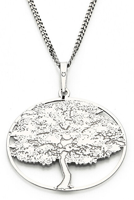 Praqia Jewellery Strieborný náhrdelník Strom života KO6327_CU050_45 (retiazka, prívesok)