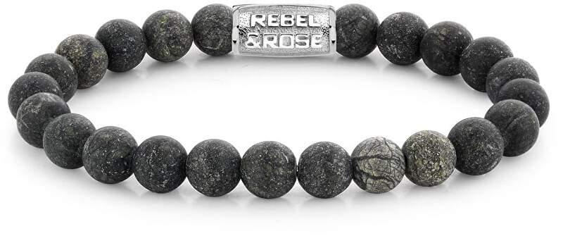Rebel&Rose Obrúbený náramok Matt Traveller RR-80033-S 17,5 cm - M