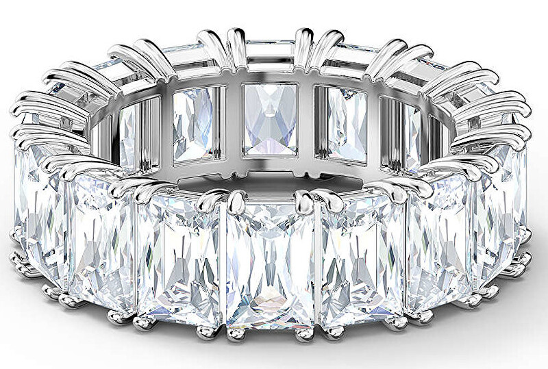 Swarovski Luxusné trblietavý prsteň Vittore 5572699 55 mm