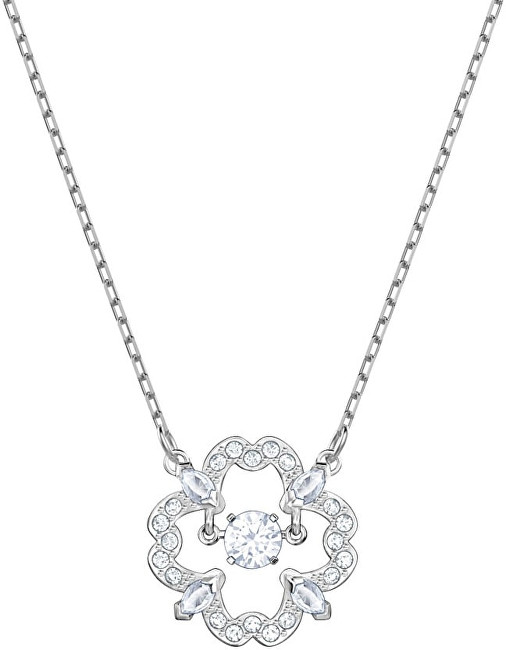 Swarovski Štýlový náhrdelník s kytičkou Sparkling Dance 5392759