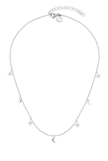 Tamaris Jemný oceľový náhrdelník s príveskami TJ-0098-N-42