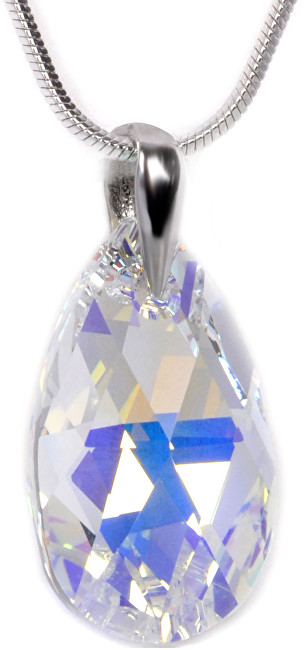 Levien Trblietavý náhrdelník Pear Crystal AB