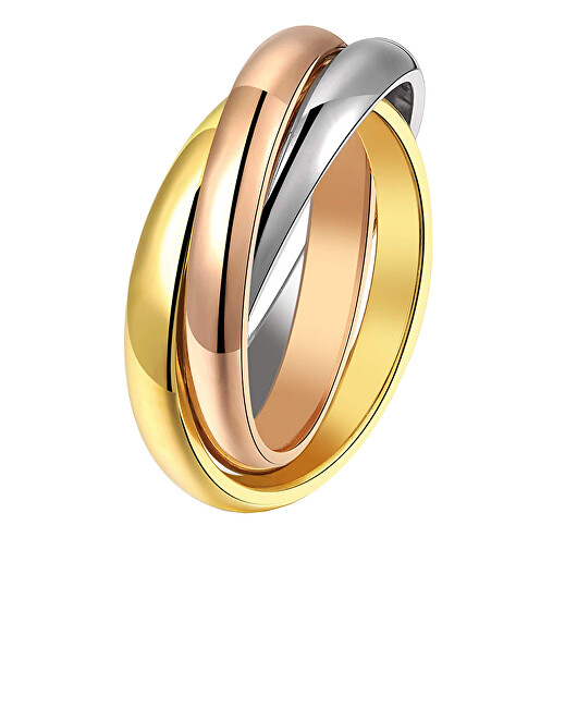 Troli Oceľový tricolor prsteň KRS-247 49 mm
